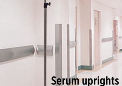 Serum uprights stainless steel